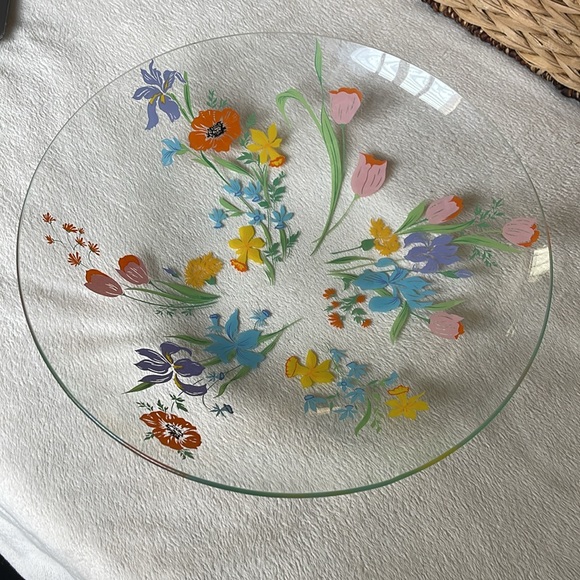 12 1/3” Hand painted Bowl Table Centerpiece - Picture 3 of 9
